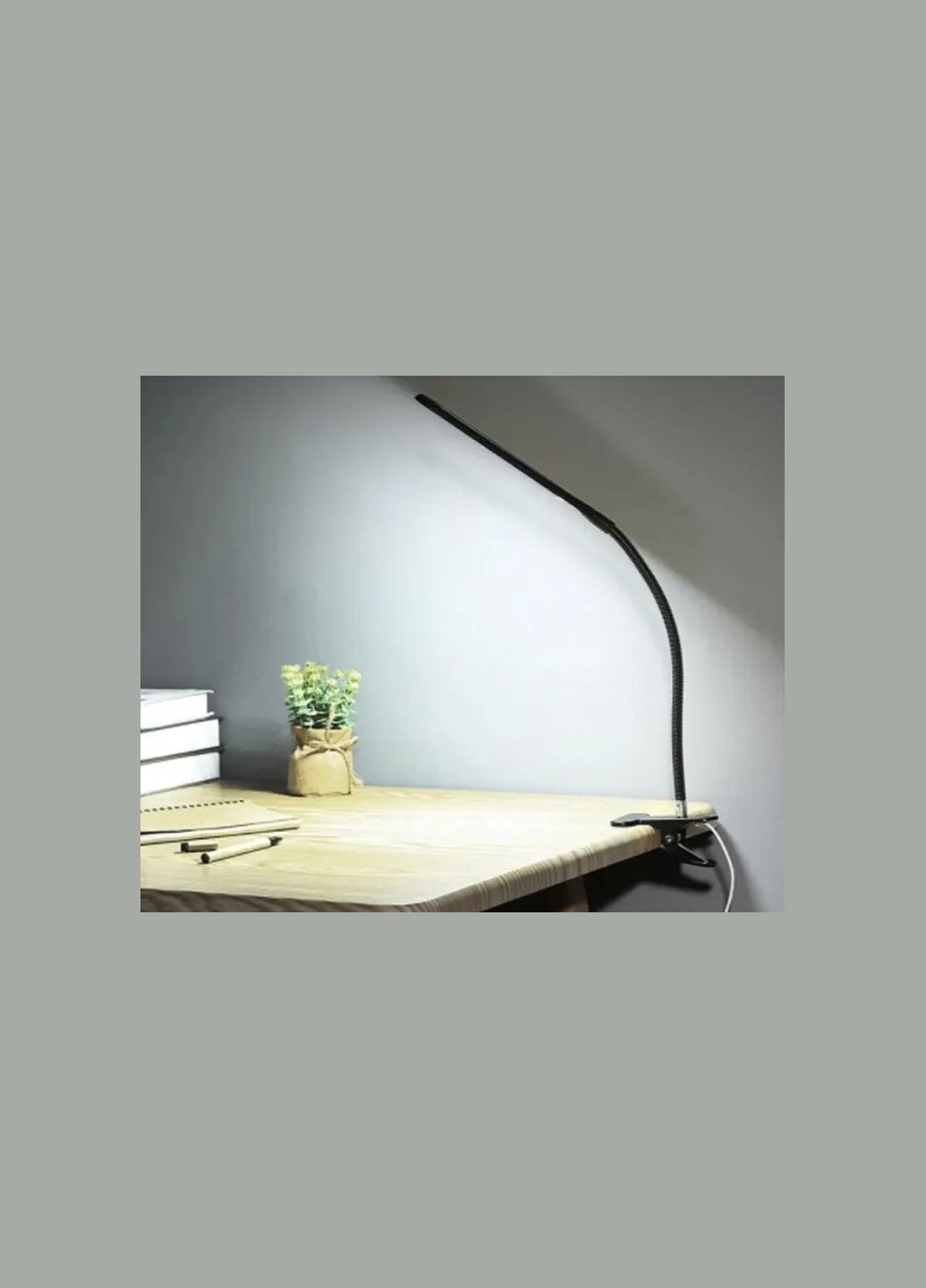 Настольная лампа на прищепке гибкая LED Beluck BL-01 с кабелем USB Digital (327421813)