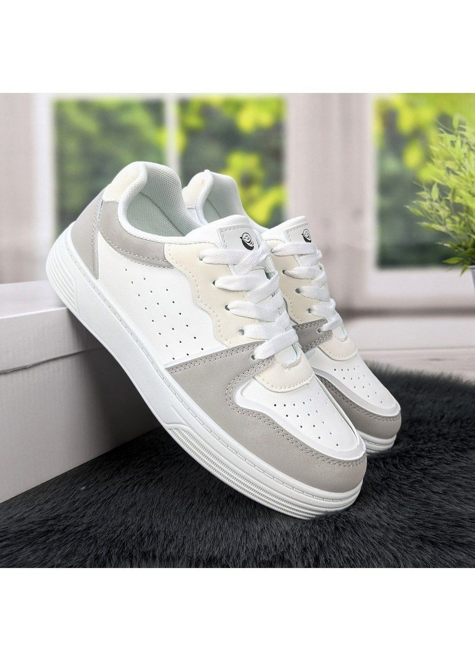 Кросівки кеди жіночі демісезонні Dual сірі демісезони (294050559)