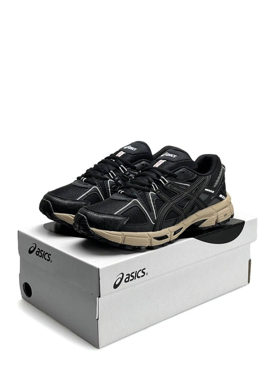 Черные демисезонные кроссовки мужские asics No Brand Gel-Kahana 8 Black Beige