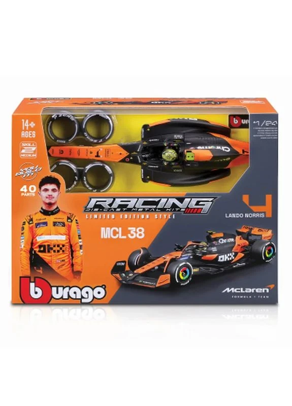 Конструктор McLaren MCL38 (124) (4) (18-28511) Bburago (396978772)