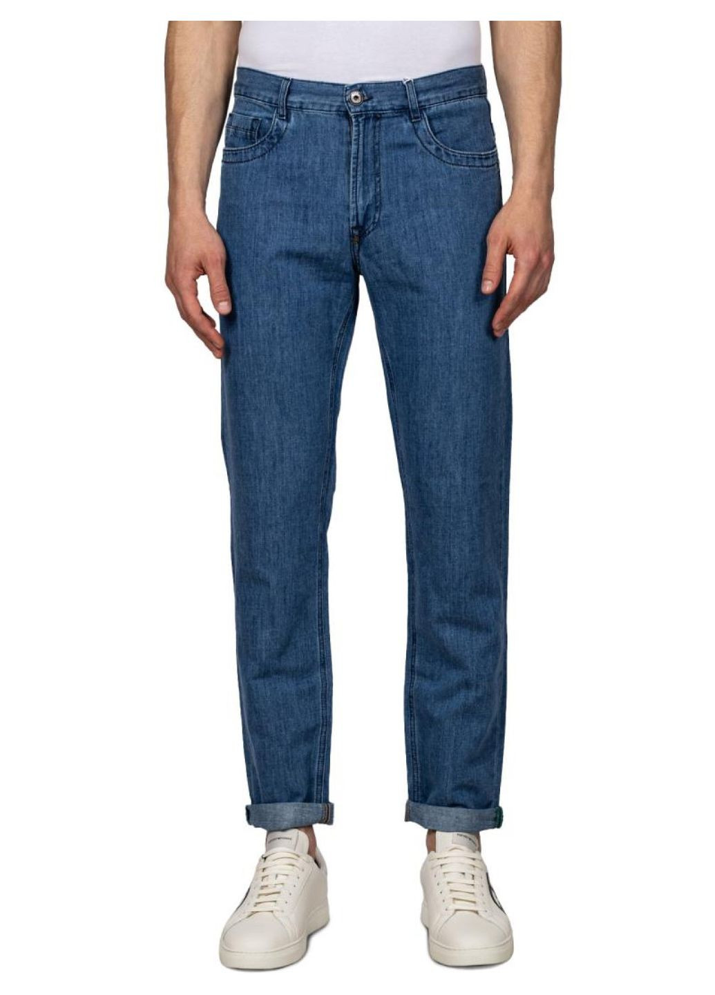 Синие джинсы Bikkembergs