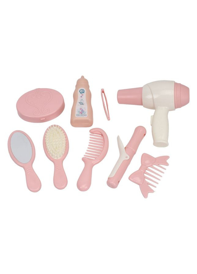 Дитячий туалетний столик із дзеркалом і аксесуарами, косметичний столик зі стільчиком. No Brand (371646615)