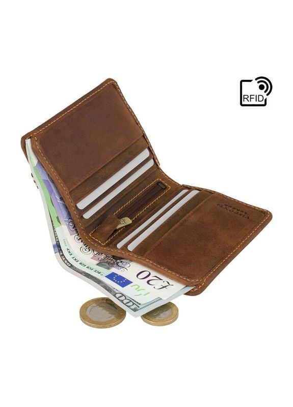 Портмоне мужское кожаное Arrow Oil Tan (BN2 OIL TAN) Visconti (324265366)