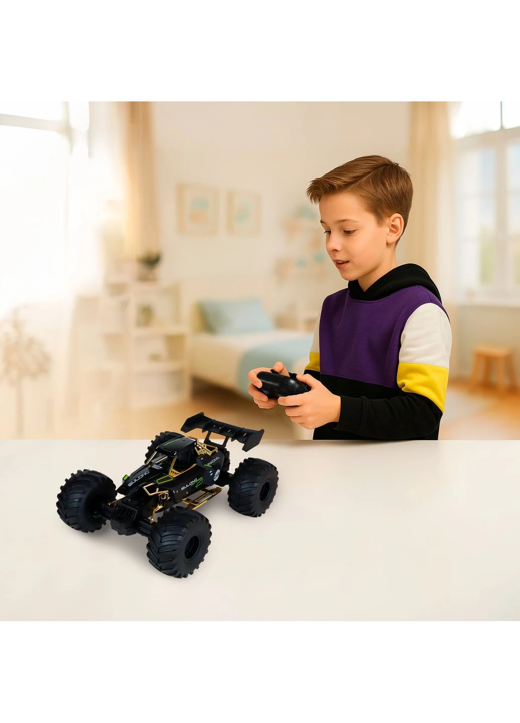 Автомобиль Off-road на р/к – High Speed (черный, метал. корпус, 1:14) KS Drive (401684751)