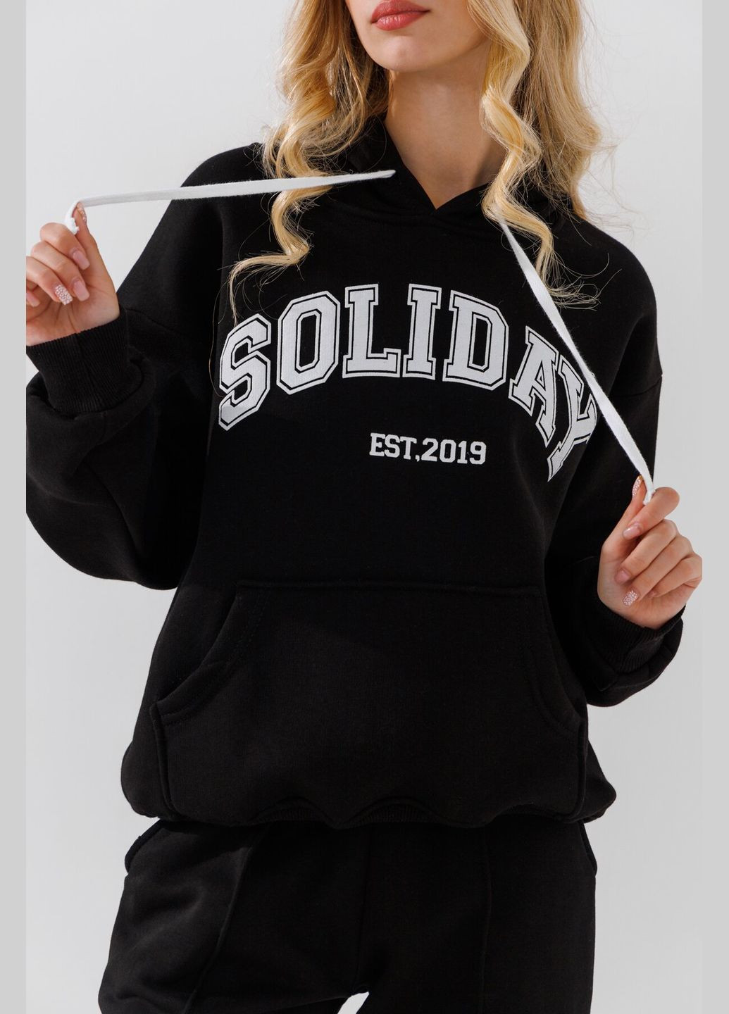 Худи с принтом для девочки 10691.3 146 см Черный shop (2000990789891) Atabey (361498266)