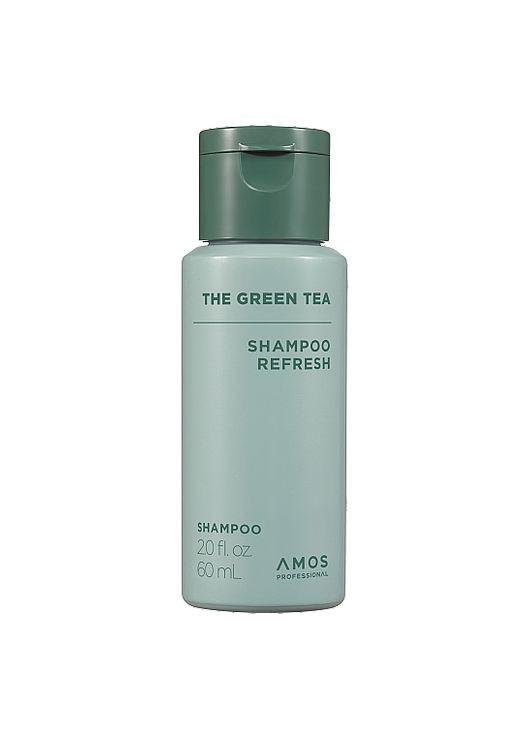 Освіжальний шампунь для тонкого волосся The Green Tea Shampoo Refresh 500ml (1498572-30954372) Amos Professional (369797342)