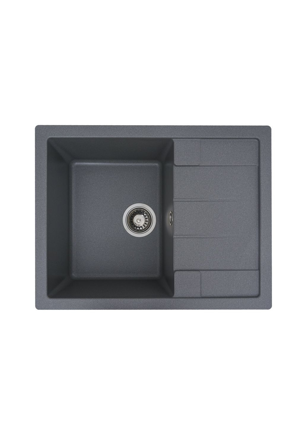 Гранитная мойка для кухни INTENSO 6550 матовая Серый муссон Valeso (357494715)