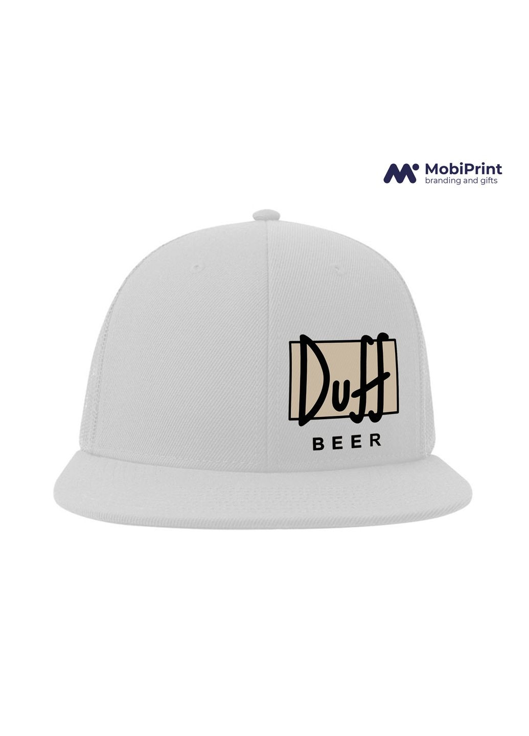 Кепка Snap Mesh Сімпсони Дафф (The Simpsons Duff Beer) Білий (9277-1995-WT) MobiPrint (292866330)