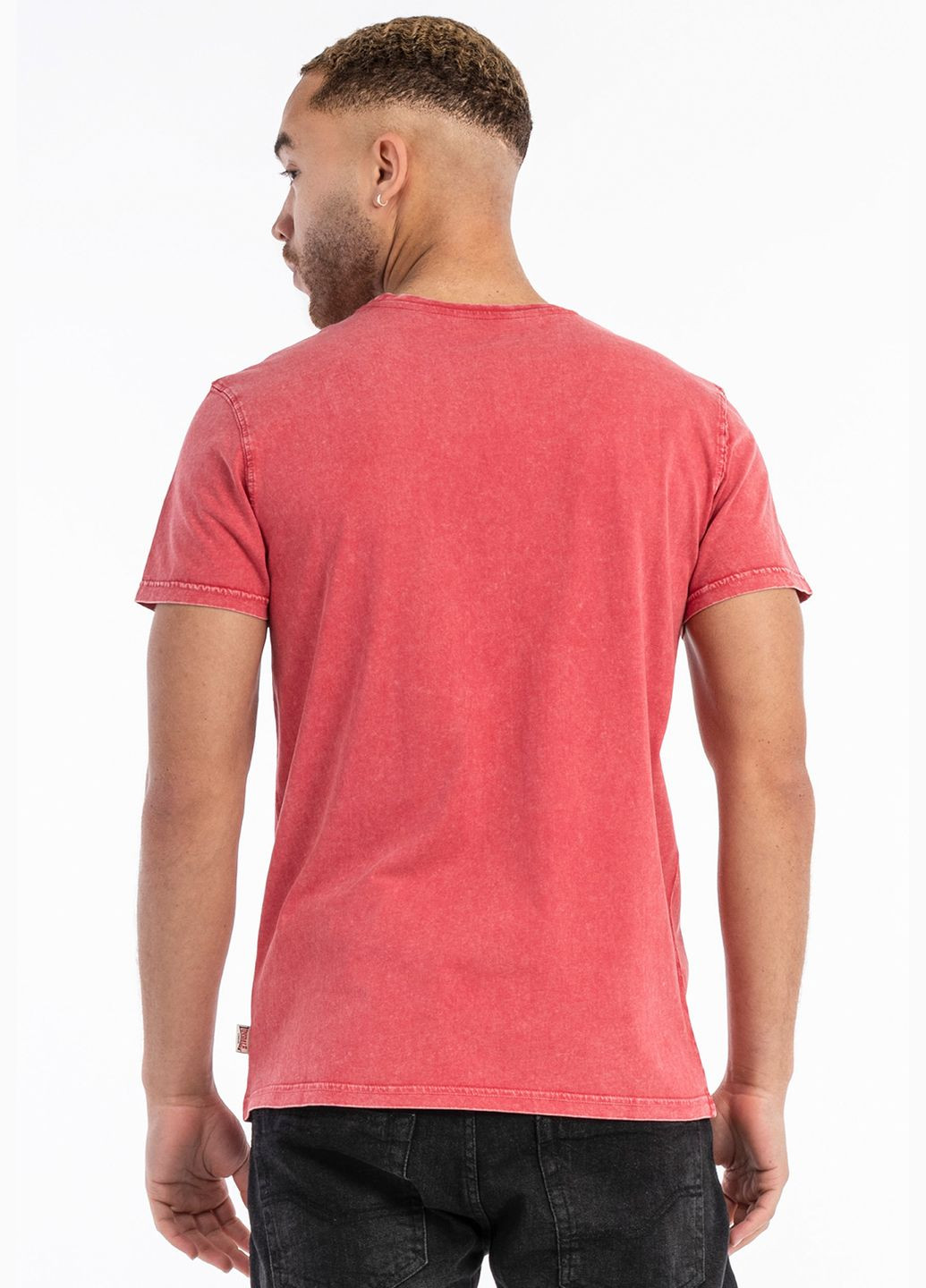 Светло-красная футболка Lonsdale Stofa