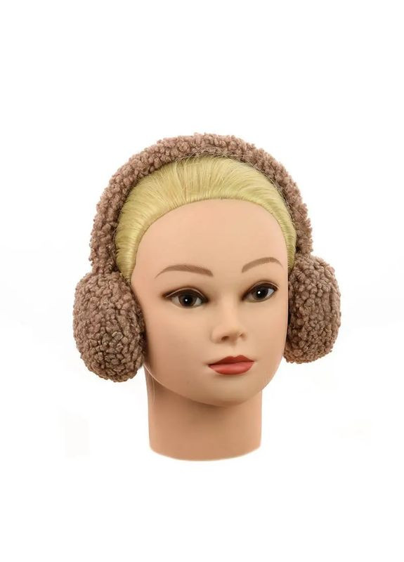 Комплект аксессуаров из искусственного меха каракуль — перчатки и наушники STD (360899865)