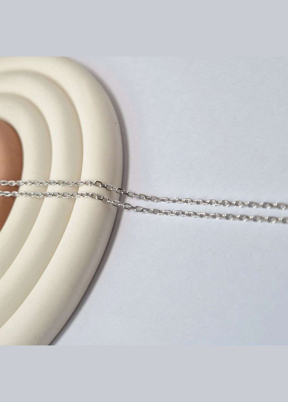 Серебряная Цепочка цепь тонкий Якорь см серебро 925 пробы Родированное 2.50г 855р3/40 No Brand (306854521)