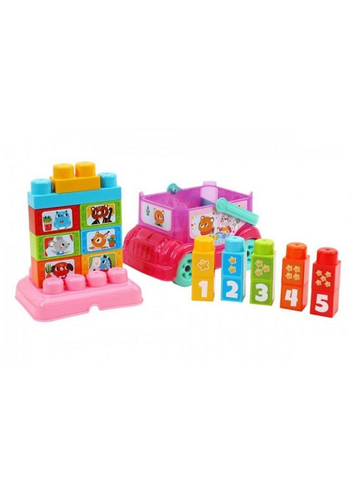 Дитяча іграшка "Автобус-конструктор" 0396TXK(Pink) рожевий ТехноК (336334267)