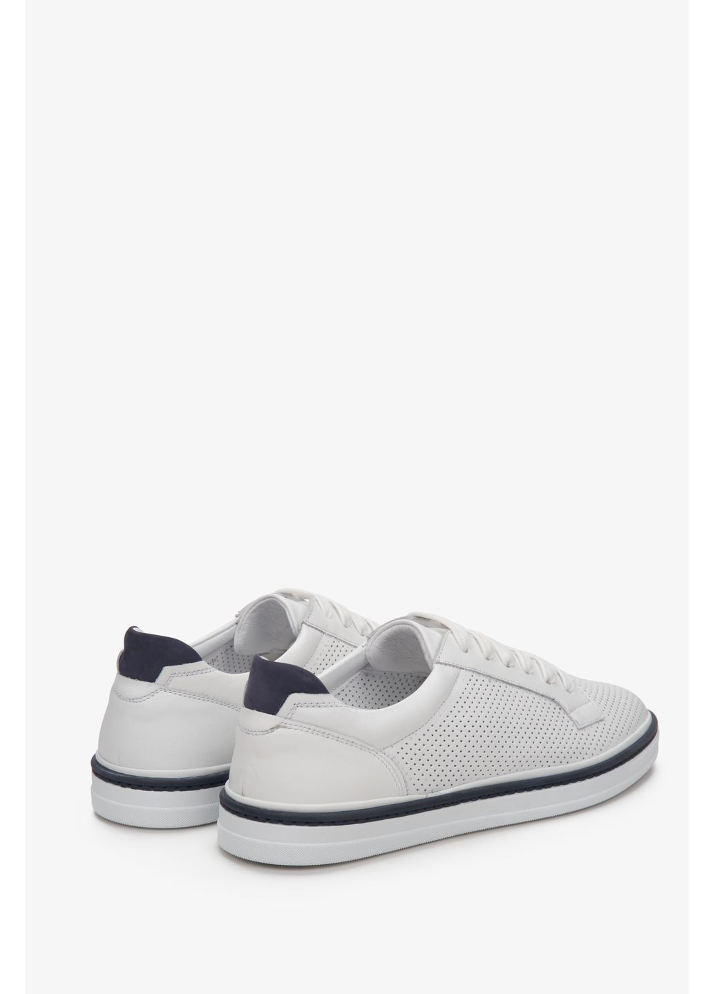 Белые кеды низкие, цвет белый Estro