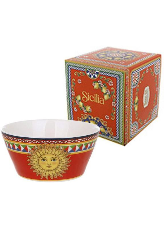 Набір 2 порцелянові піали Sicilia "Sole" 500мл (Сонце) Bona (372175205)