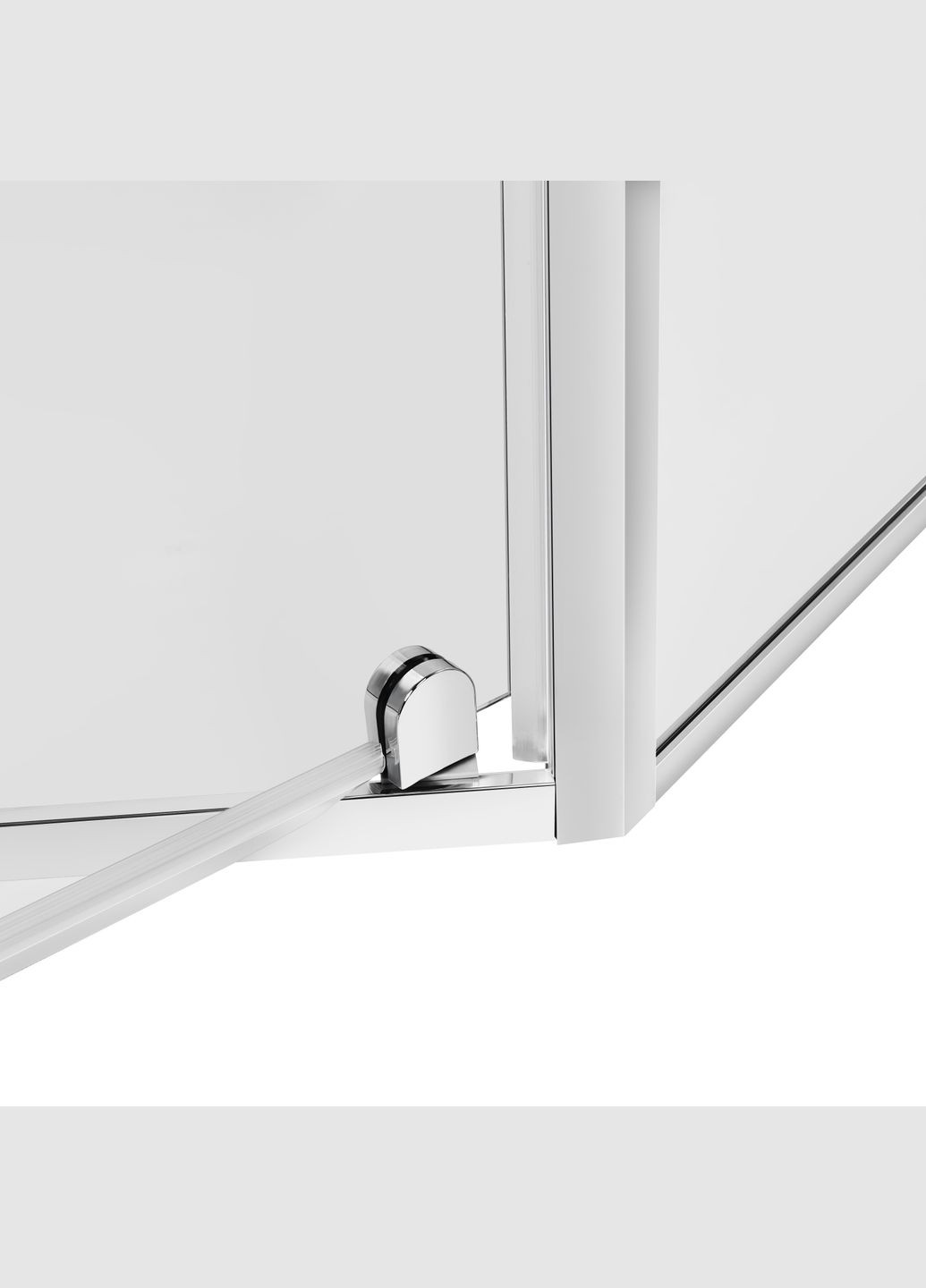 Душова кабіна Leo 90х90 см, скло Clear, CalcLess, 6 мм без піддона Qtap CRM10995-AC6 (341326588)