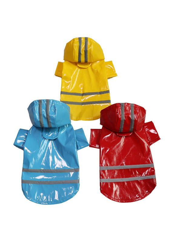 Дождевик для котов и кошек Pet Style "Rain" Синий L No Brand - (323234713)