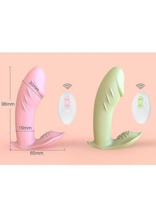 Вибратор бабочка USB - Зеленый - Вибраторы - (372660011)