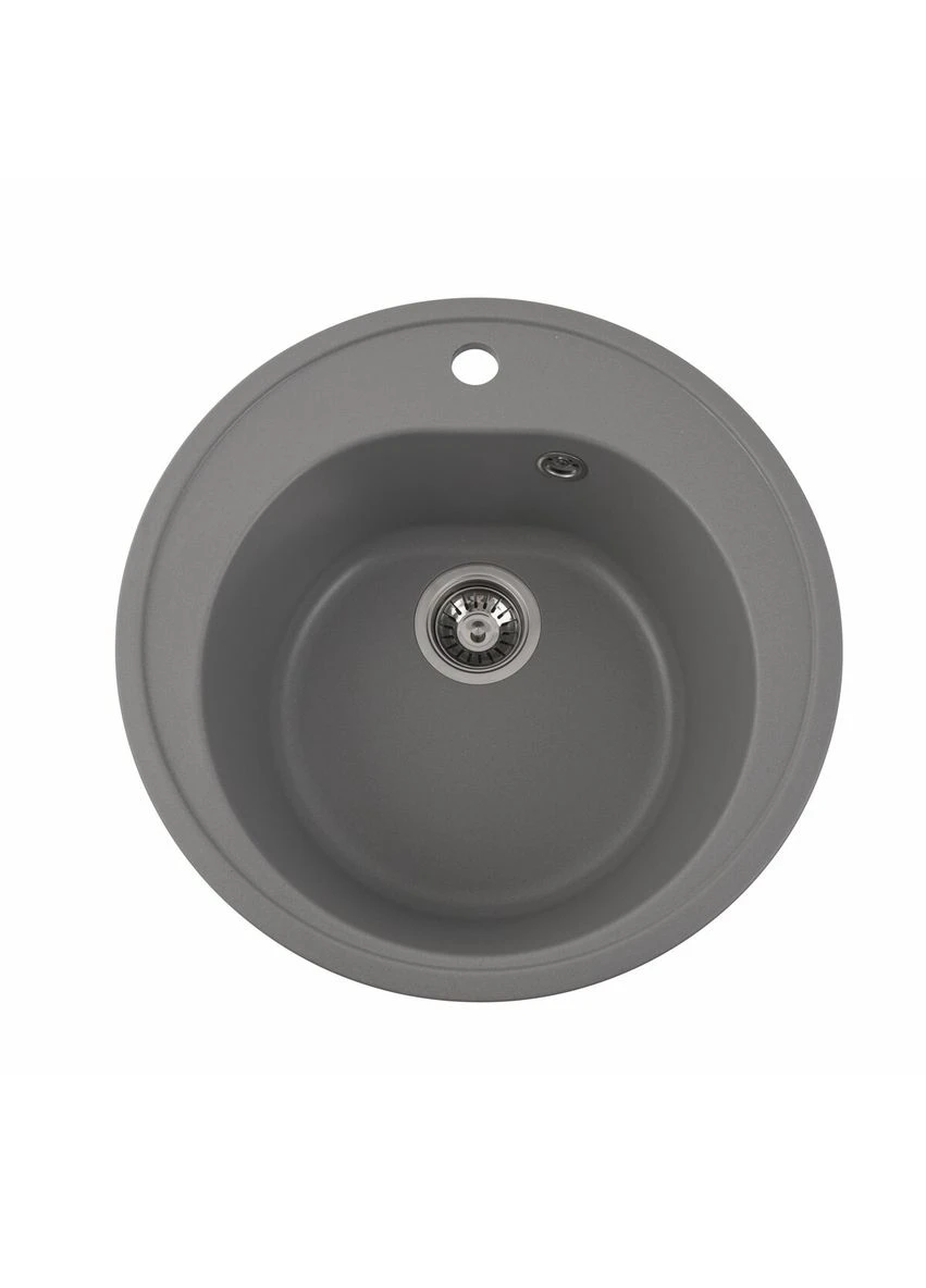 Гранітна мийка для кухні LUNA 510 матова металік Valeso (336932762)