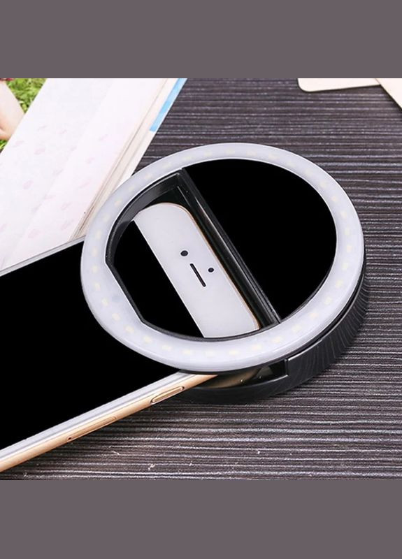 Вспышка Подсветка для Телефона Led Кольцо Селфи Selfie - Селфи Лампа для Крутых СЭЛФИ, Черное (510312) Clefers (299666306)