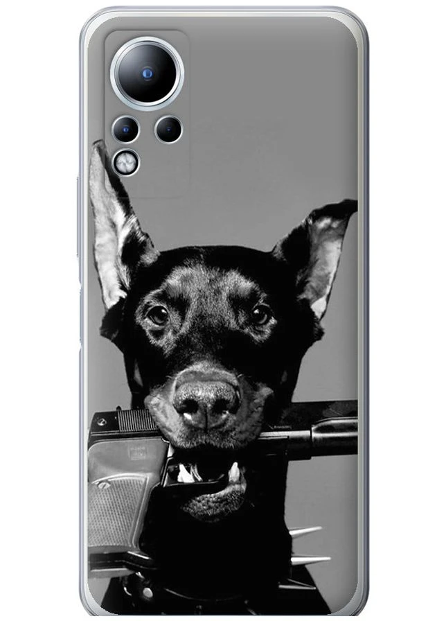 Силиконовый чехол 'Доберман' для Endorphone Infinix Note 11 (282619365)
