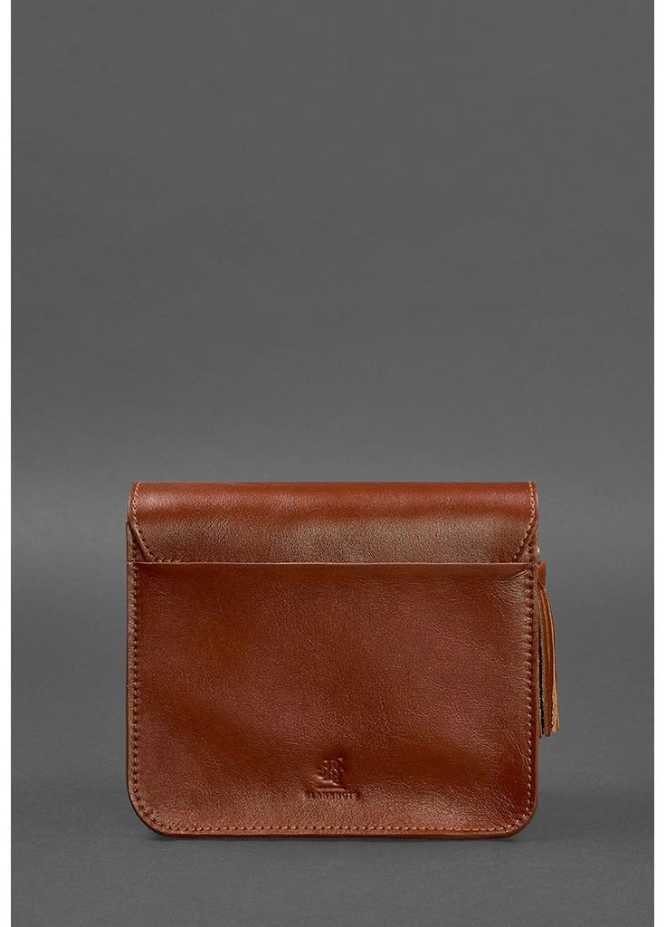 Кожаная женская бохо-сумка Лила светло-коричневая BlankNote (348359275)