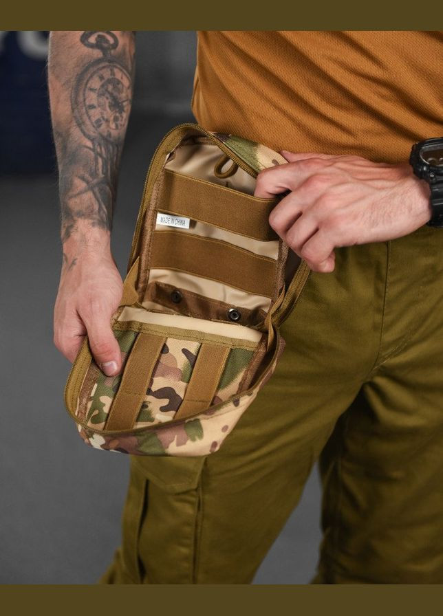 Тактический подсумок Аптечка Silver Knight мультикам No Brand (315441459)