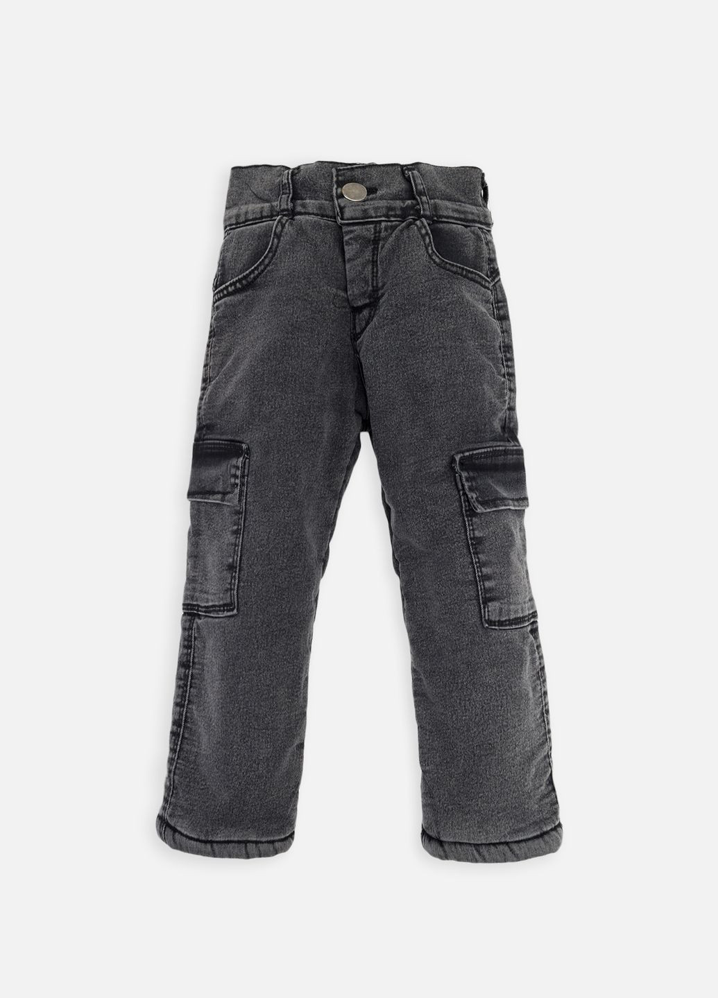 Джинси regular для дівчинки колір сірий CB-00264934 KALP KiDS (316386035)