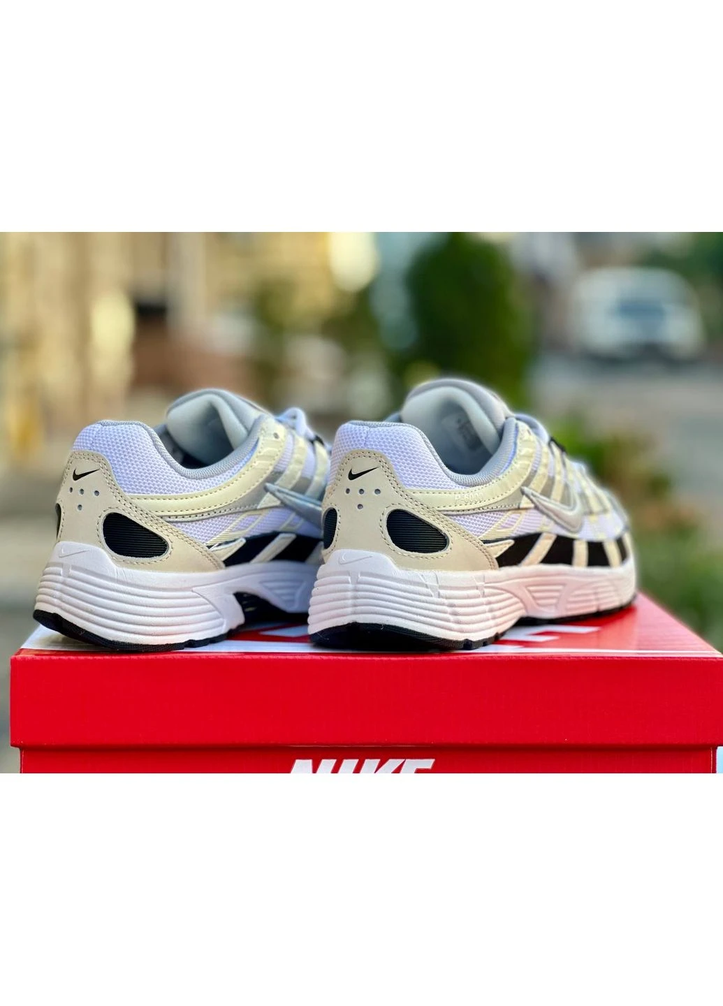 Комбіновані літні кросівки nike p-6000 sail найк п-6000 No Brand