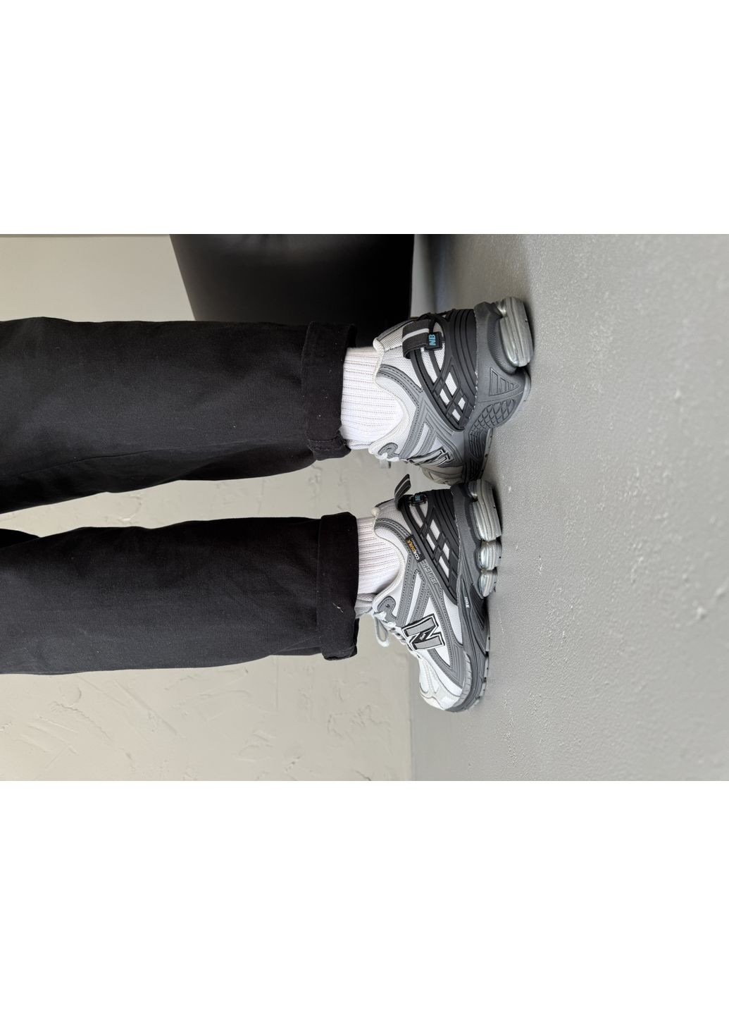 Серые демисезонные кроссовки мужские new balance 1906r cordura grey white black | нью беланс 1906r серые No Brand