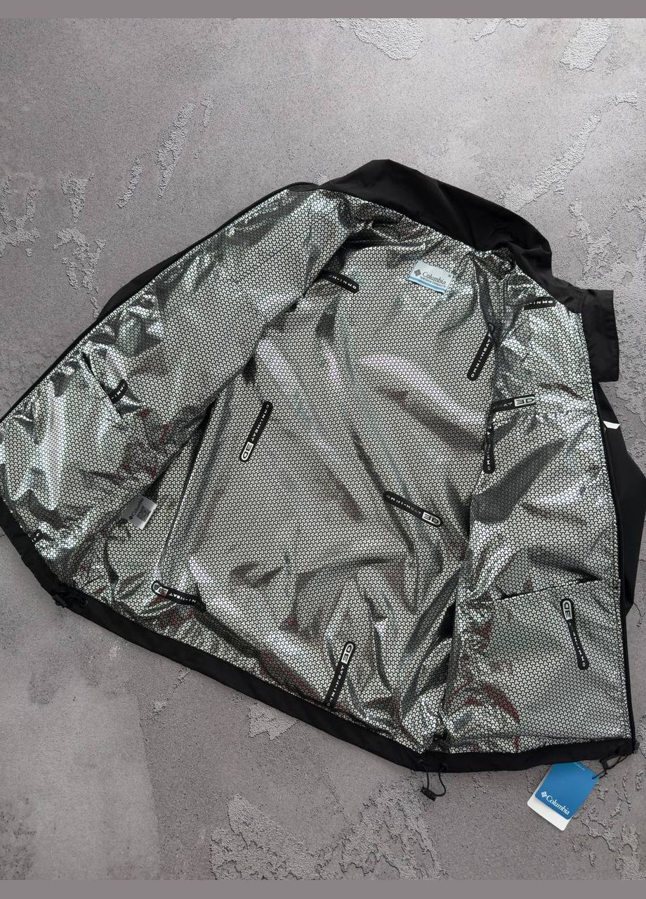 Черная демисезонная ветровка No Brand