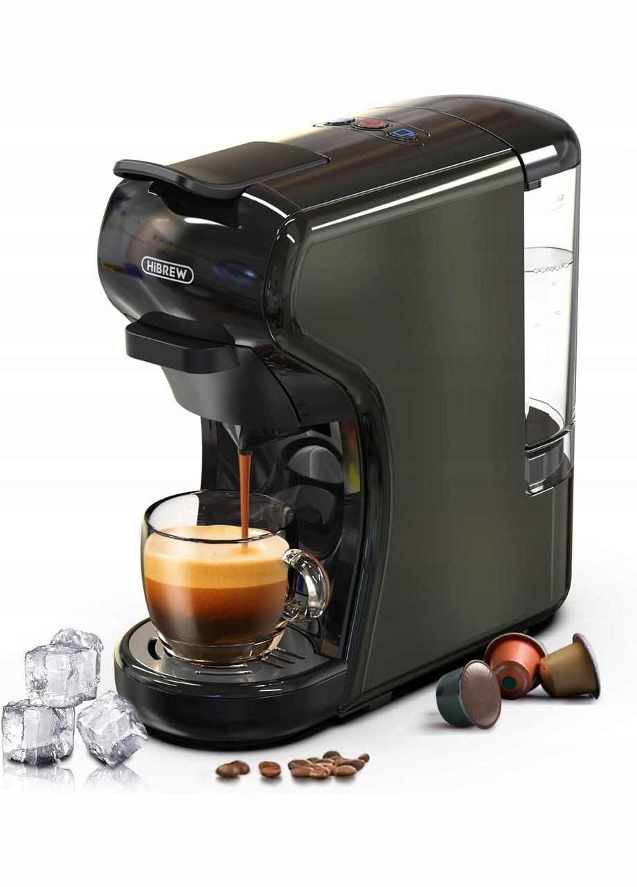 Капсульная кофеварка 4 в 1 H1A черная HiBREW (322417071)