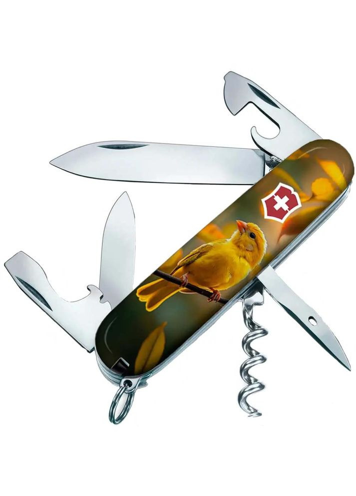 Ніж Spartan Ukraine. Золота пташка Victorinox (316437607)
