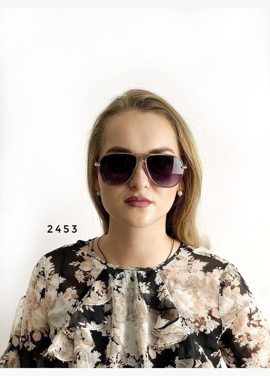 Черные очки "капелька" в изысканной оправе No Brand (302490529)