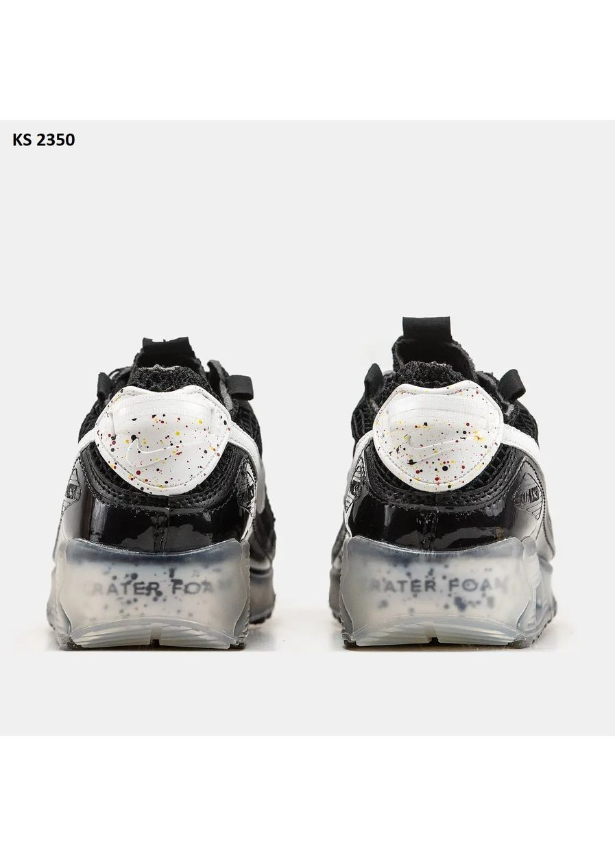 Чорні Осінні кросівки чоловічі nike air max 90 terrascape black white найк аір макс 90 No Brand