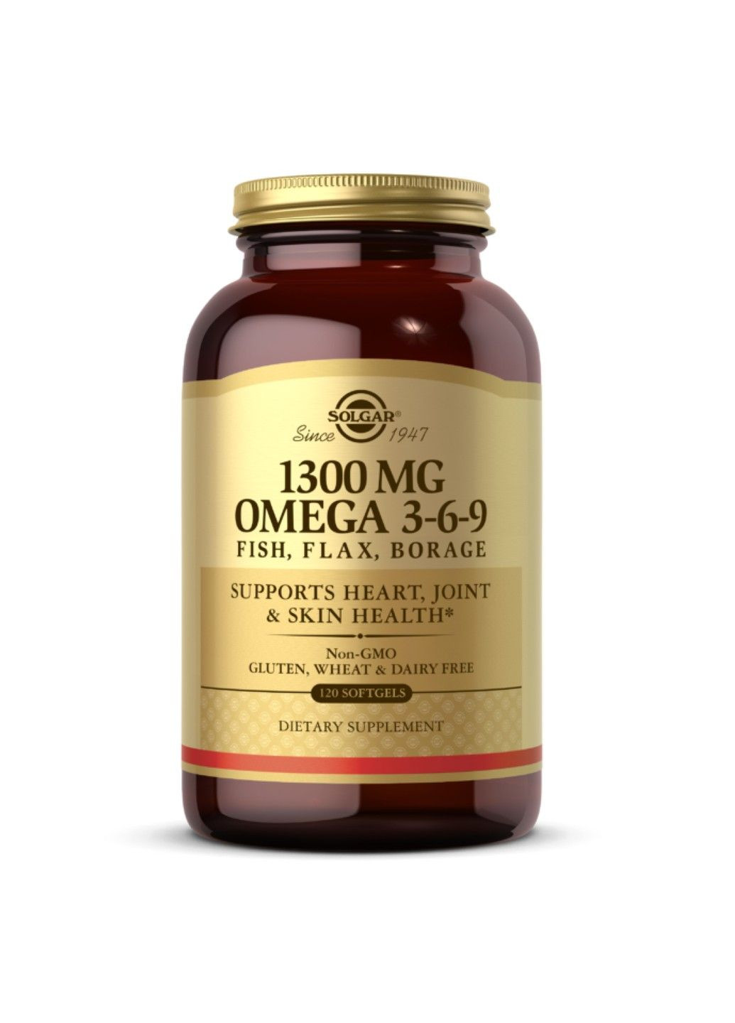 , Омега-3-6-9, 120 капсул Solgar (361082342)