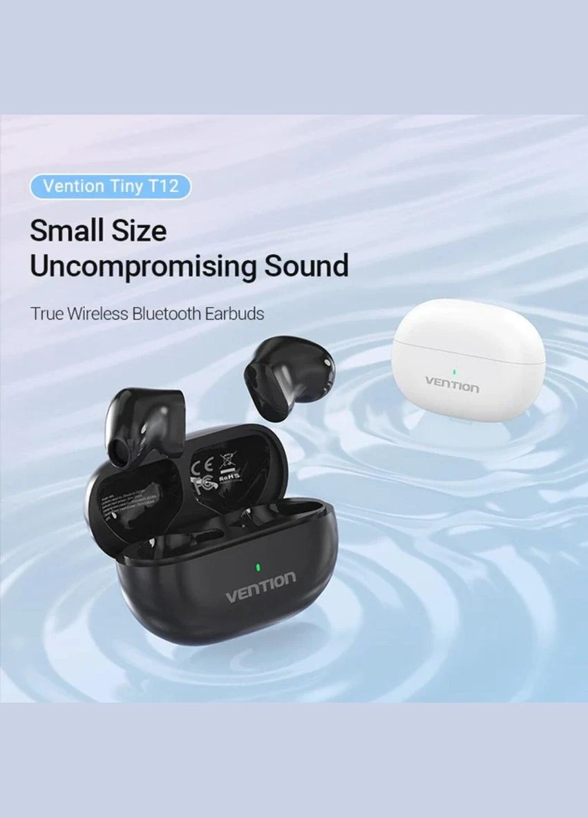 Навушники True Wireless Bluetooth Earbuds Tiny T12 Black (NBLB0) Vention (301091124)