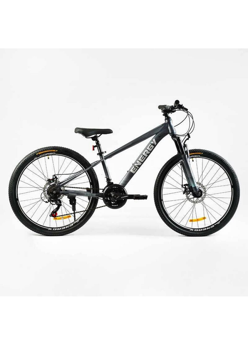Велосипед спортивний, ENERGY, 21 швидкостей, сталева рама, перемикачі Shimano Corso (288046553)