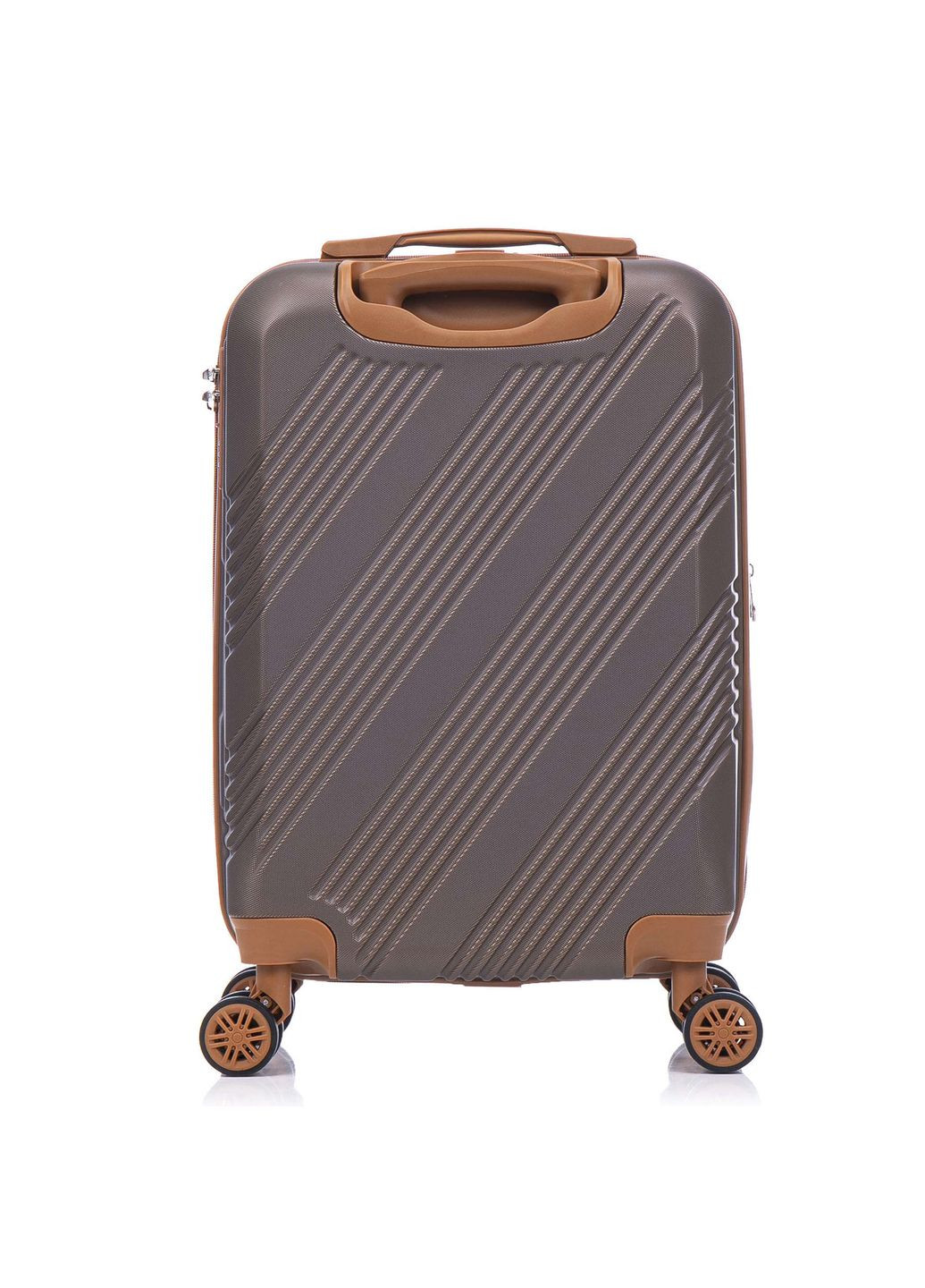 Чемодан маленький для ручной клади 20" (S) ABS-Plastic Brown (T5850-1) Semi Line (352690806)