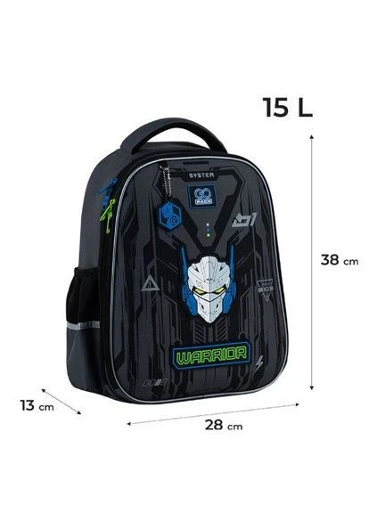 Рюкзак GoPack Education полукаркасный 165M Warrior (Срок доставки до 10 дней!) MIC (385841166)