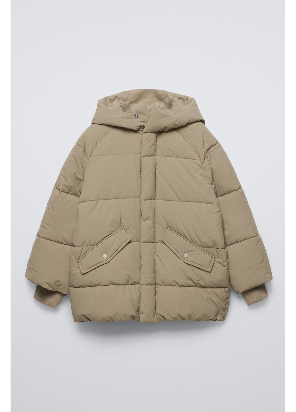 Песочная зимняя зимняя куртка для мальчика 152 размер 0562775711 Zara