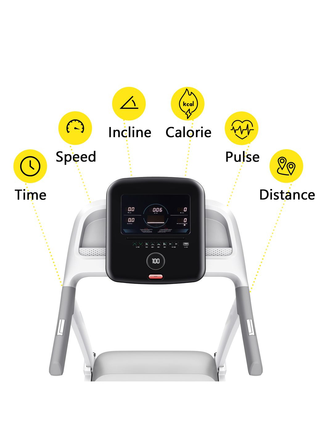 Бігова доріжка Laura White/Grey Cornix (341736878)