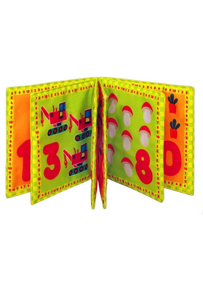 М'яка книжка-шуршалка "М'яка рахівничка" 823477 Книжковий хмарочос (360549593)