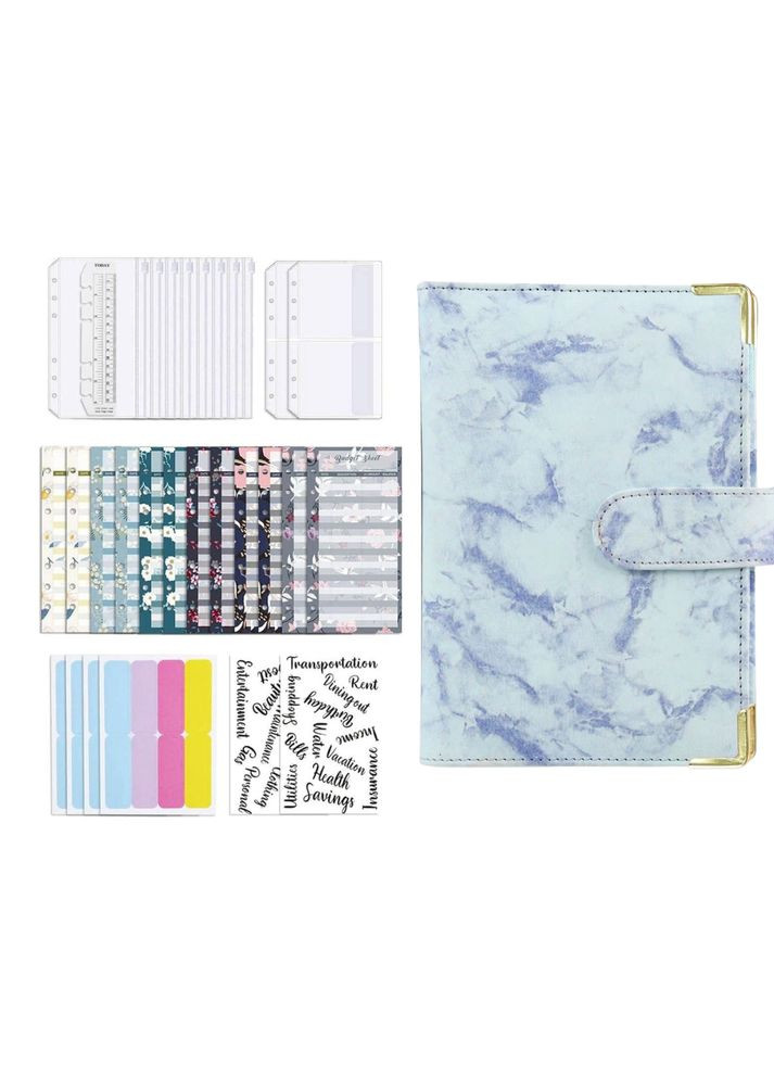 Блокнот-планер фінансовий формат А5, планер бюджету і зберігання грошей, органайзер для ведення обліку No Brand (369802911)