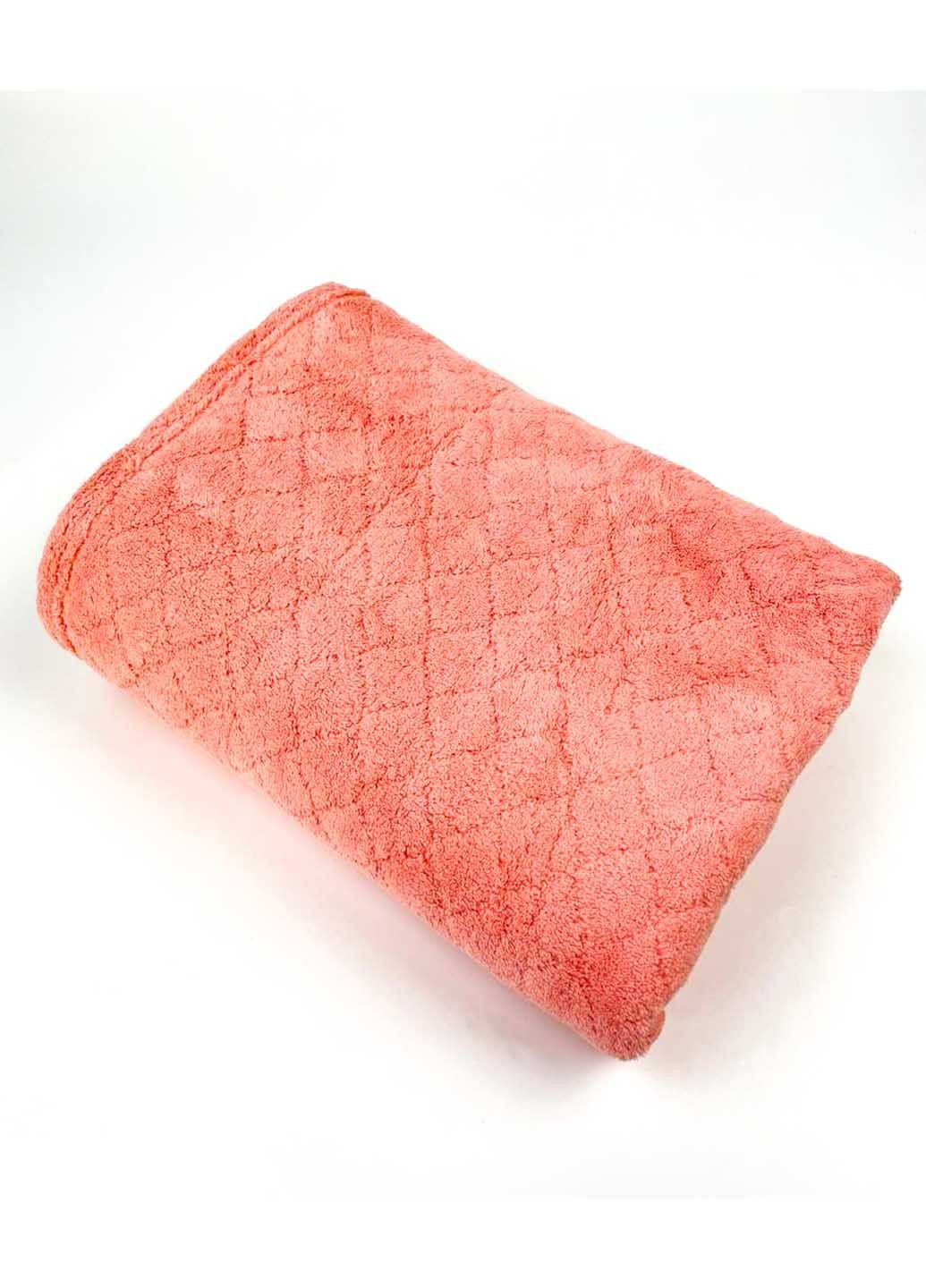 Homedec полотенце банное микрофибра 140х70 см однотонный розовый производство - Турция
