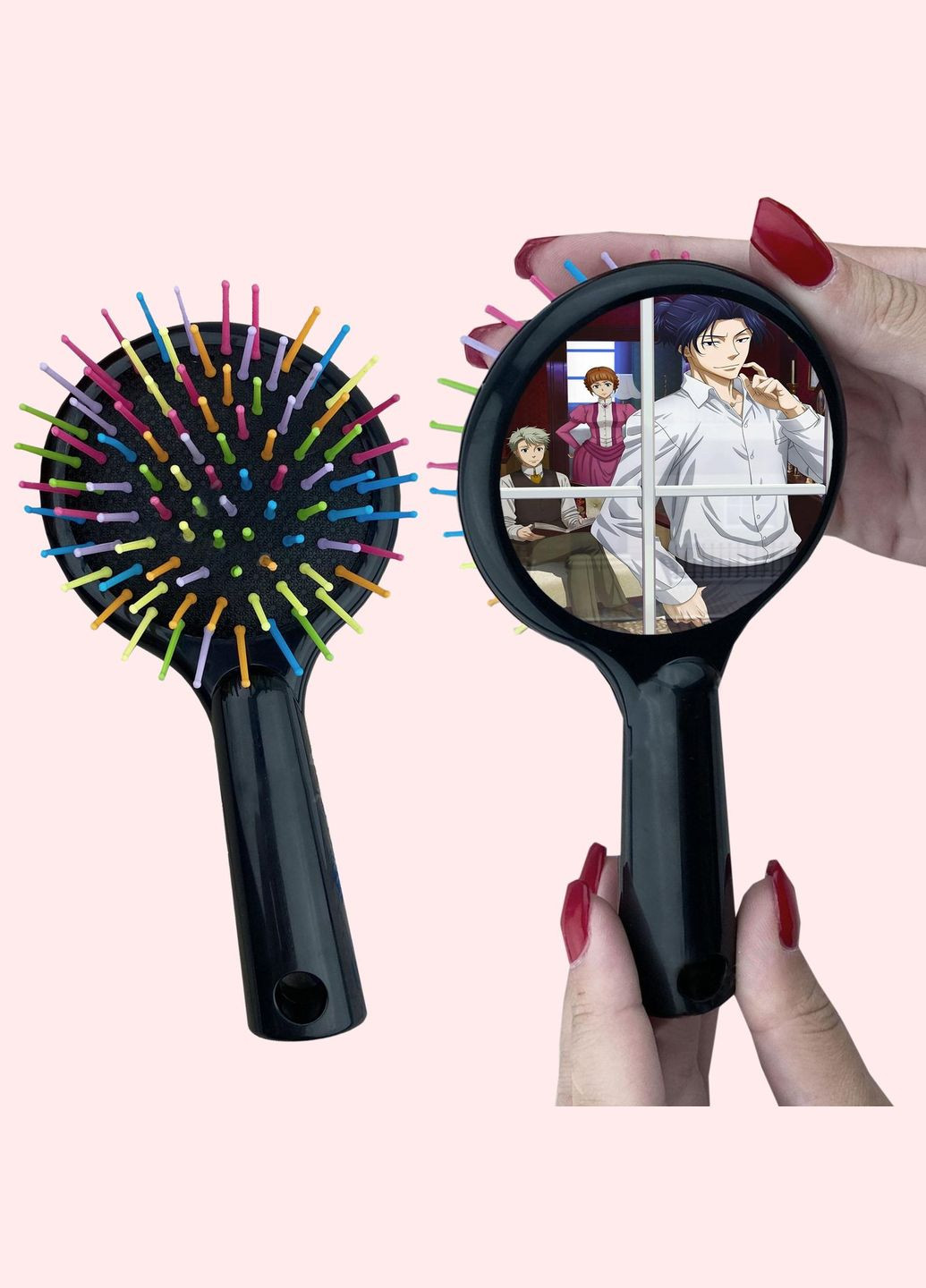 Гребінець для волосся Аніме Патріотизм Моріарті #0005 чорний No Brand (315045562)