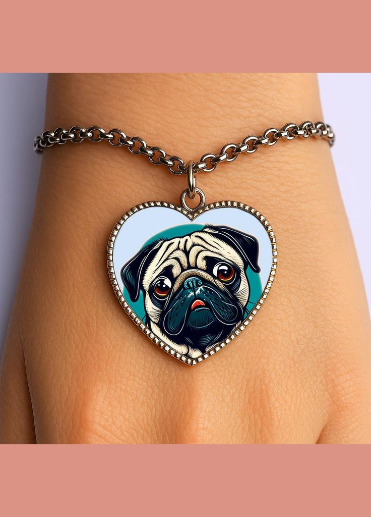Браслет Собака #09 (сердце) No Brand (329330937)