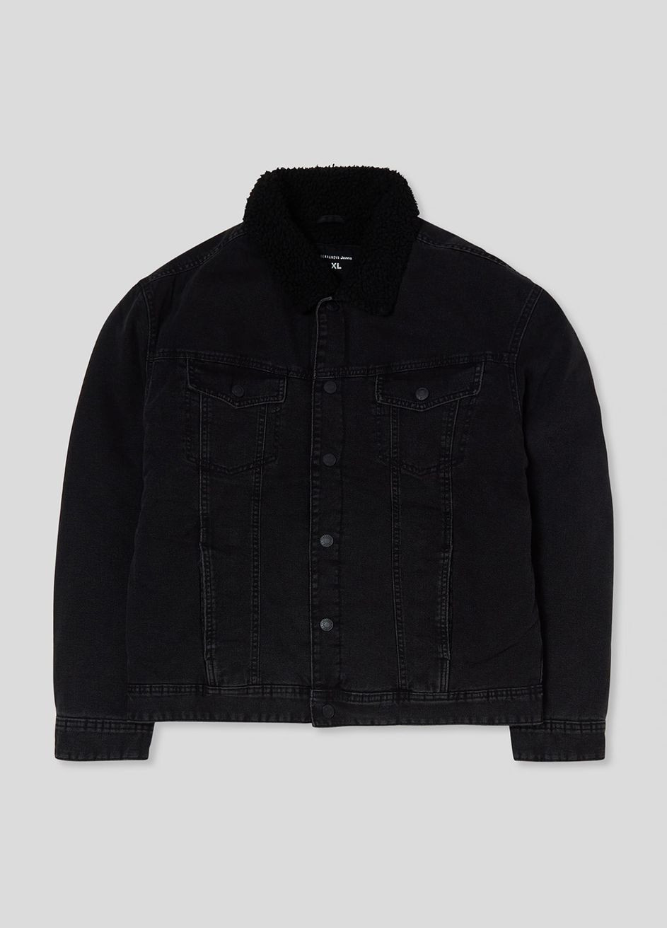 Чорна демісезонна куртка чол Terranova