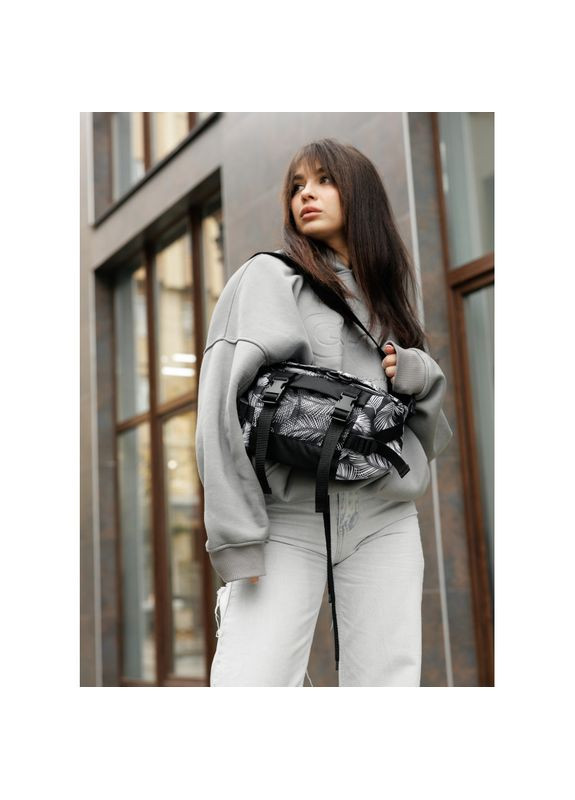 Жіночий рюкзак ролл RollTop Double принт "Palm" Sambag (329692781)