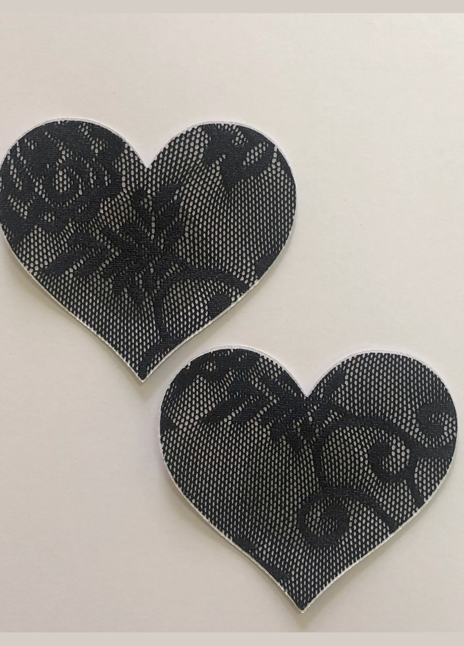 Чорний cтікіні наліпки на груди honey fashion accessories one size (3-91) No Brand