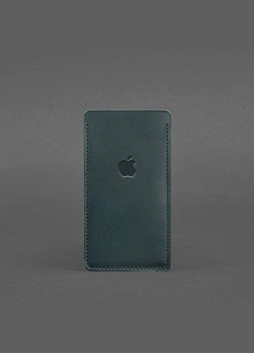 Шкіряний чохол для iPhone 12 Зелений Краст (A-027638) BlankNote (329899476)